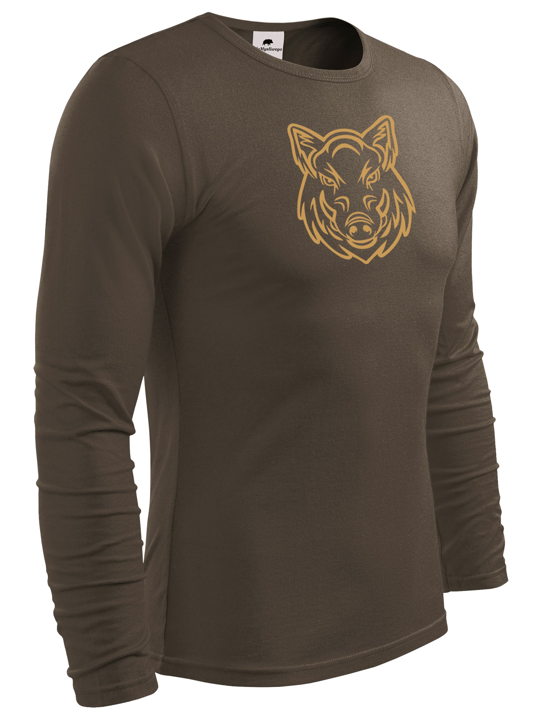 LETNIA BLUZA MYŚLIWSKA MORO NADRUK GŁOWA DZIKA - S Marka inna
