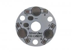 

Radiator, Pcb do diod Power Led 3 x 1W - 3W, 32mm