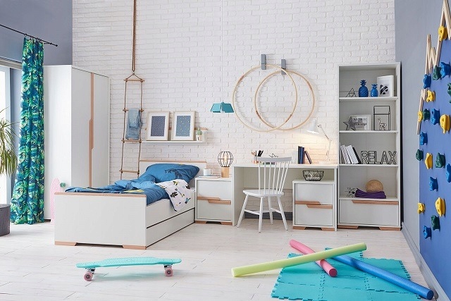 Pinio Snap Biurko dla dziecka 125 cm białe Kod producenta pinio-snap-biurko