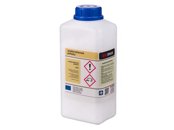 

Wodorotlenek Potasu Koh czysty 1kg Biomus