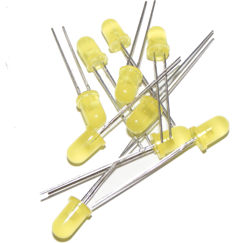 

Dioda Led 5mm dyfuzyjna żółta Kingbright x10