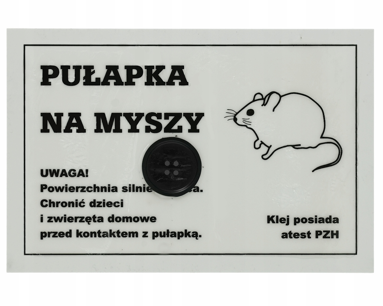 

Pułapka Lepowa Lep Z Atraktantem Na Myszy Haccp