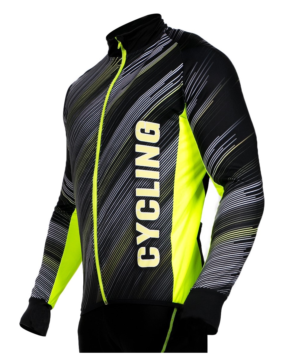 Stanteks Bluza rowerowa Kolarska Na Rower Męska ocieplana Termoline XXL