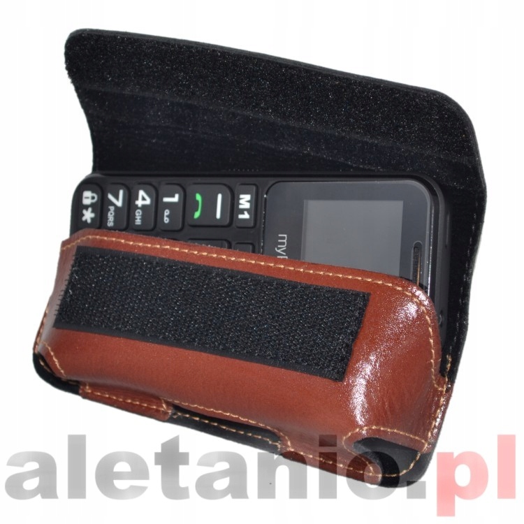 POKROWIEC KABURA MYPHONE HALO MINI 2 SKÓRA Materiał skóra naturalna