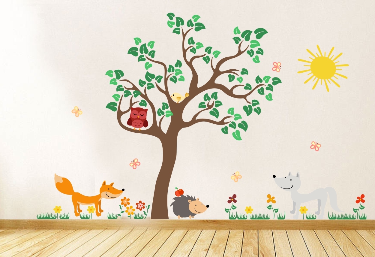 Naklejki na ścianę ścienne dla dzieci sówki sowy Bohater brak