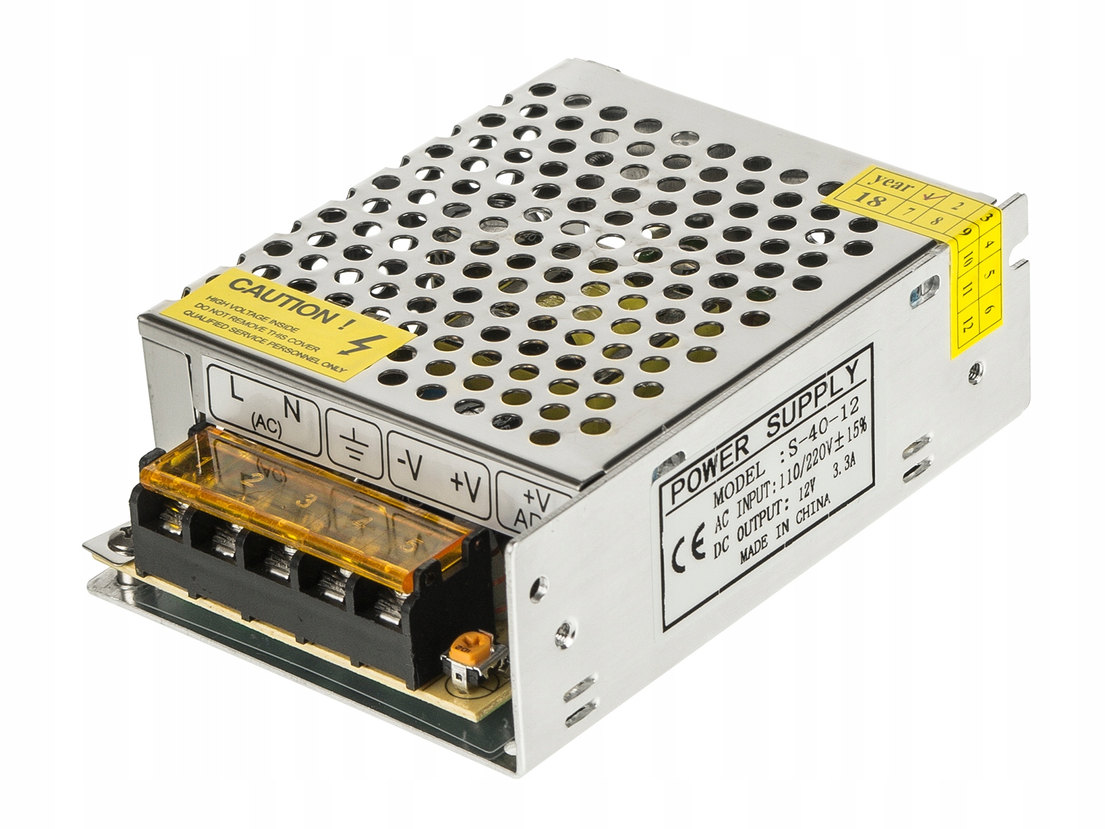 

Zasilacz Led modułowy do taśm 3,3A 40W 12V
