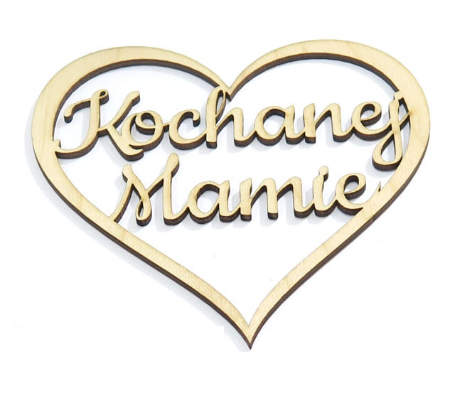 

Decoupage Serce Zawieszka 'Kochanej Mamie' DD79