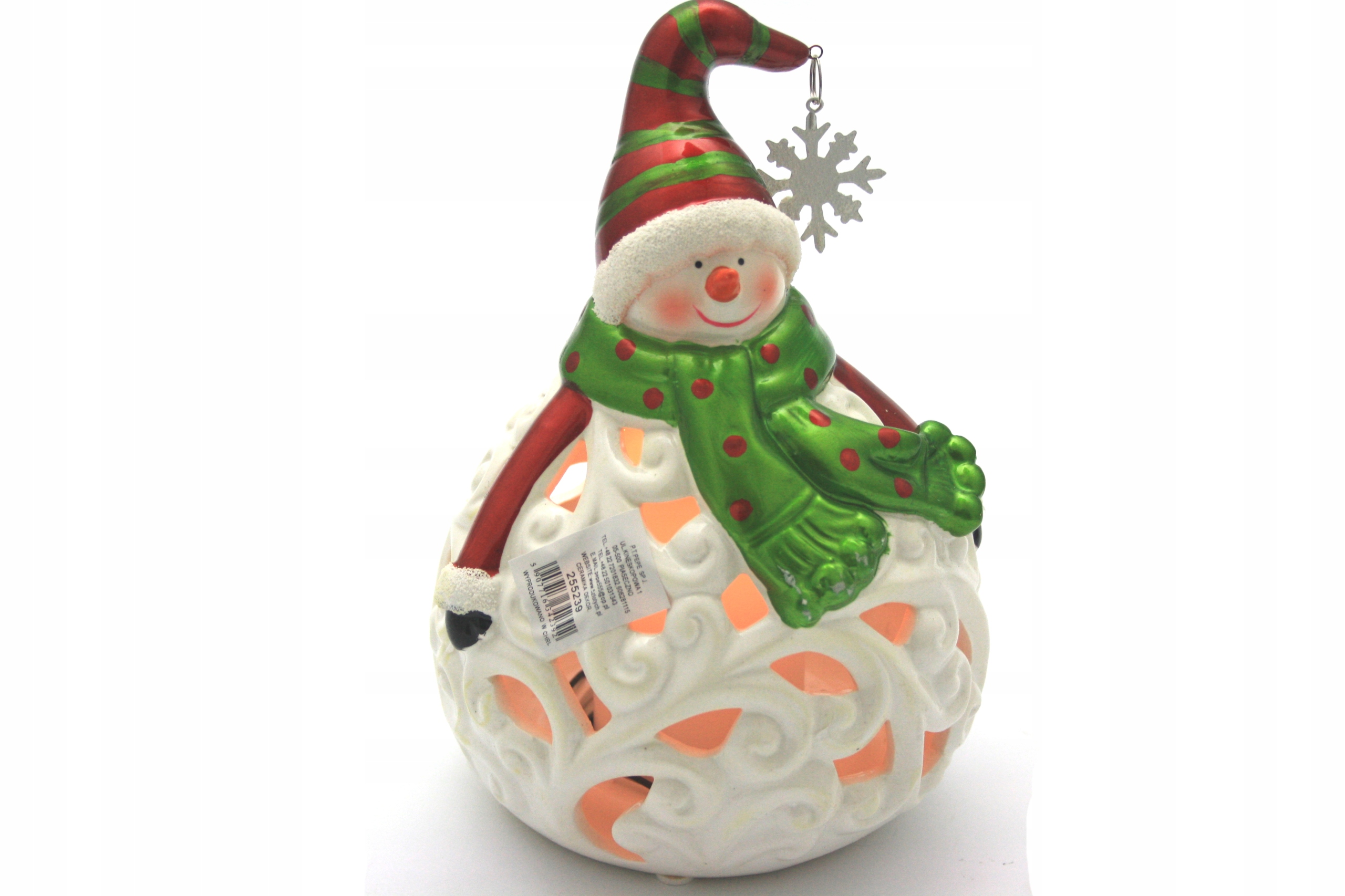 FIGURKA BOŻONARODZENIOWA BAŁWAN ŚWIECĄCA LED FG1 Marka inna