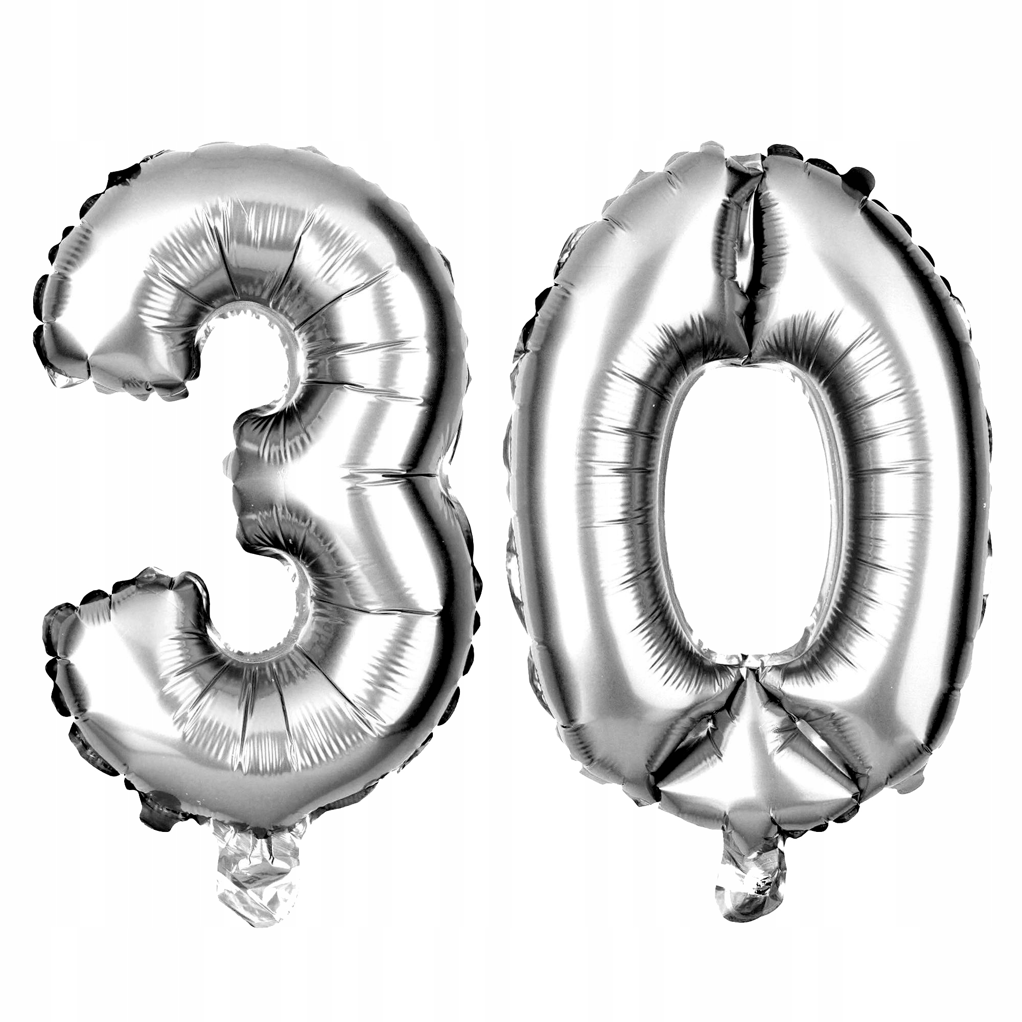 

Balony Foliowe na 30-ste Urodziny 100CM srebrne
