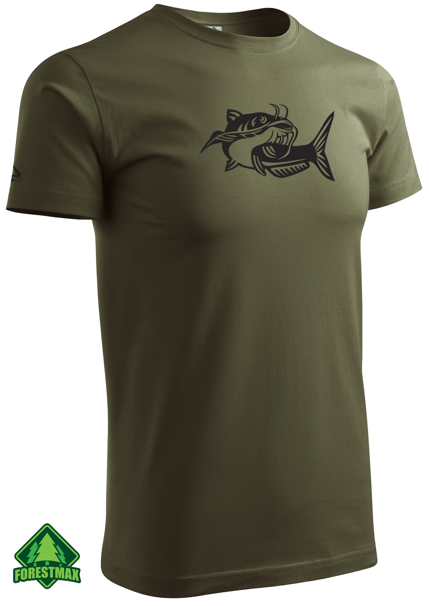 LETNI T-SHIRT WĘDKARSKI MORO NADRUK SUM - PROMOCJA Marka ForestMAX