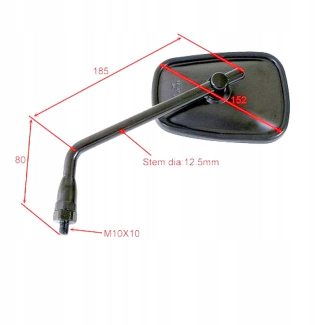 Levé Zrcátko Kawasaki Zrx 1200 C R 01-06 Nové