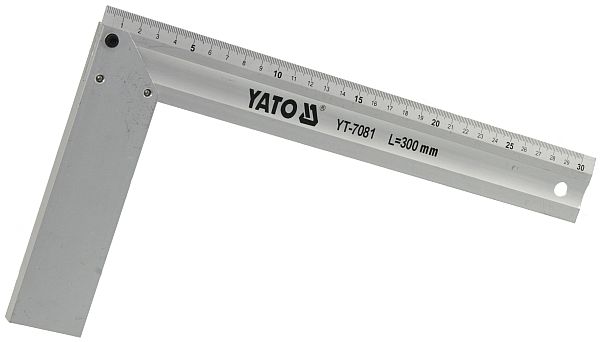 

Yato Kątownik aluminiowy 300mm przymiar YT-7081