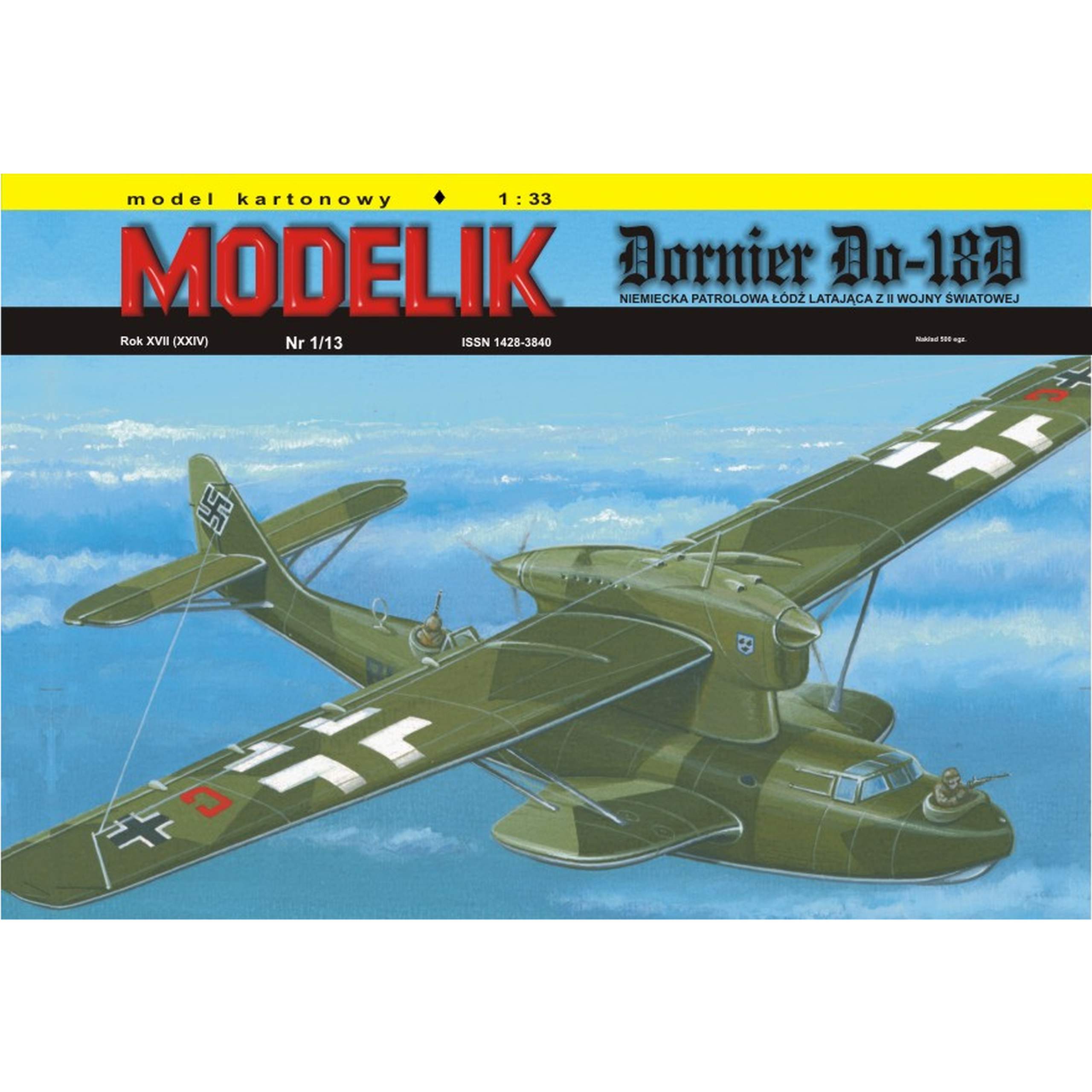 Modelik 1/13 Samolot Dornier Do-18D 1:33
