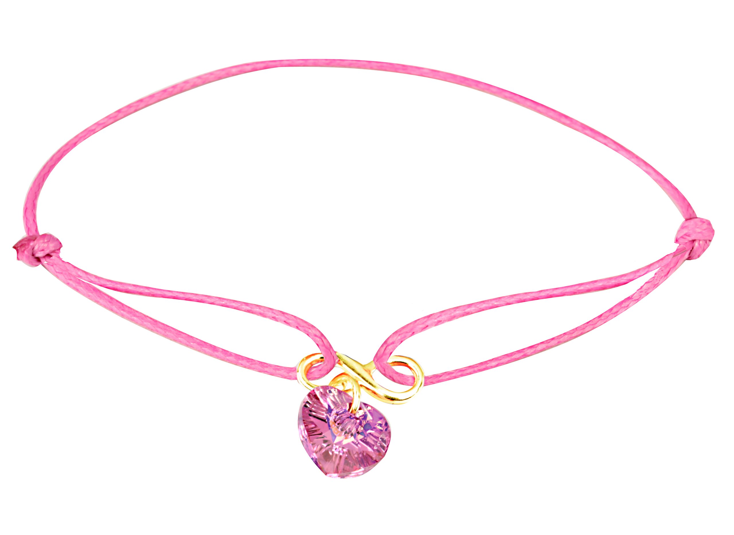 

Bransoletka Na Sznurku Kr. Swarovski Infinity 24K