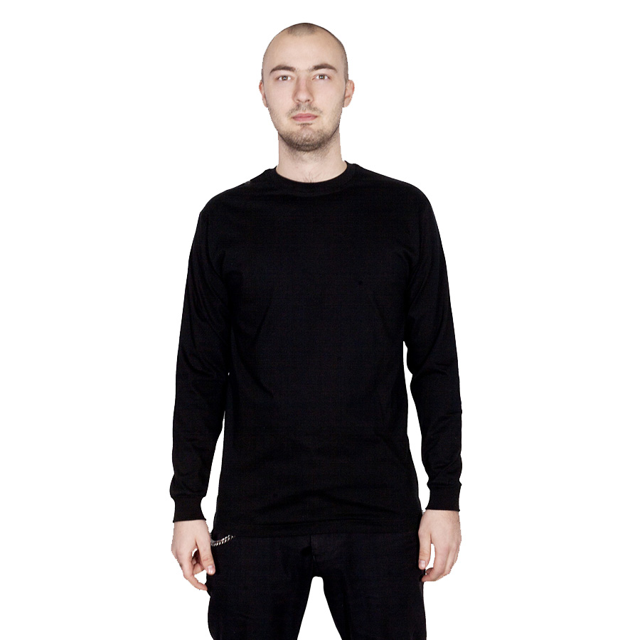 

TheCo Gładka koszulka long sleeve S czarny