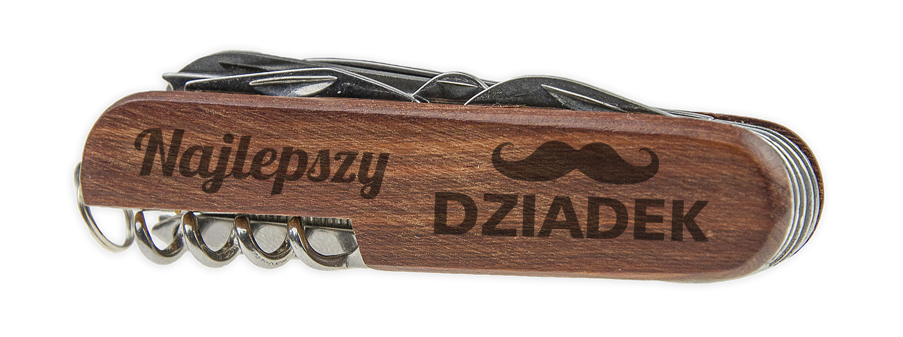 SCYZORYK MULTITOOL Z GRAWEREM DLA DZIADKA PREZENT Liczba dodatkowych narzędzi 9