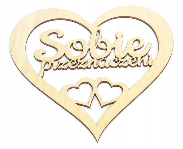 

Serce Decoupage Sobie przeznaczeni 20x20cm UR25
