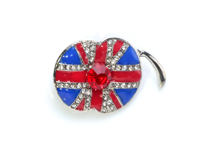 

Bg 2584 Broszka Klasyczna Vintage Uk 34mm