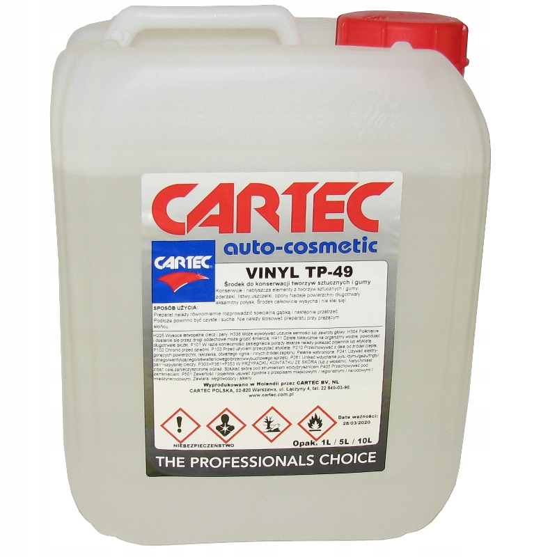 CARTEC VINYL TP-49 пластик снаружи, шины-5l