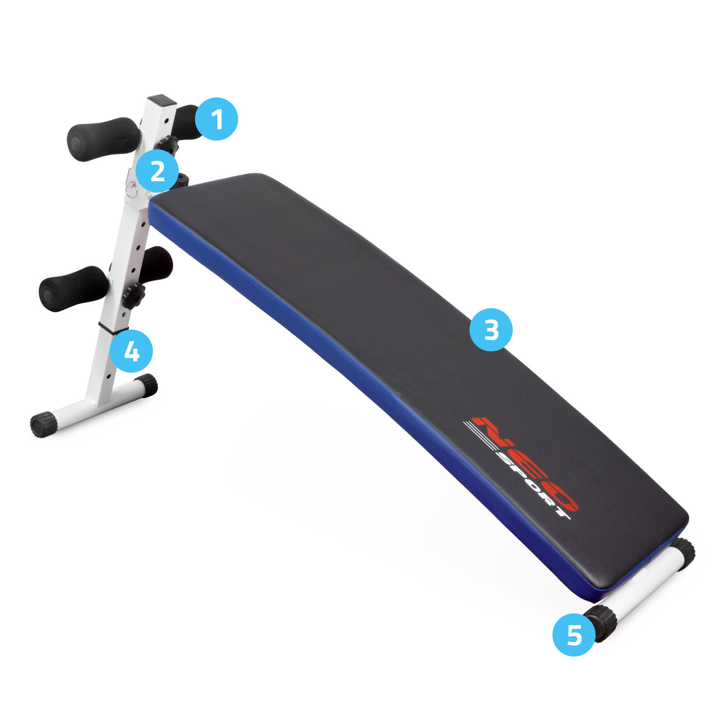 Ławeczka skośna do ćwiczeń Neo-Sport NS-05 Rodzaj skośna