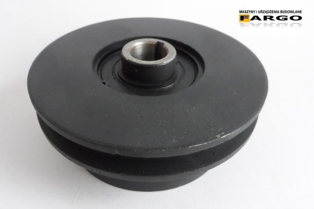 Sprzęgło odśrodkowe zagęszczarki 130mm wałek 18mm pasek 13mm