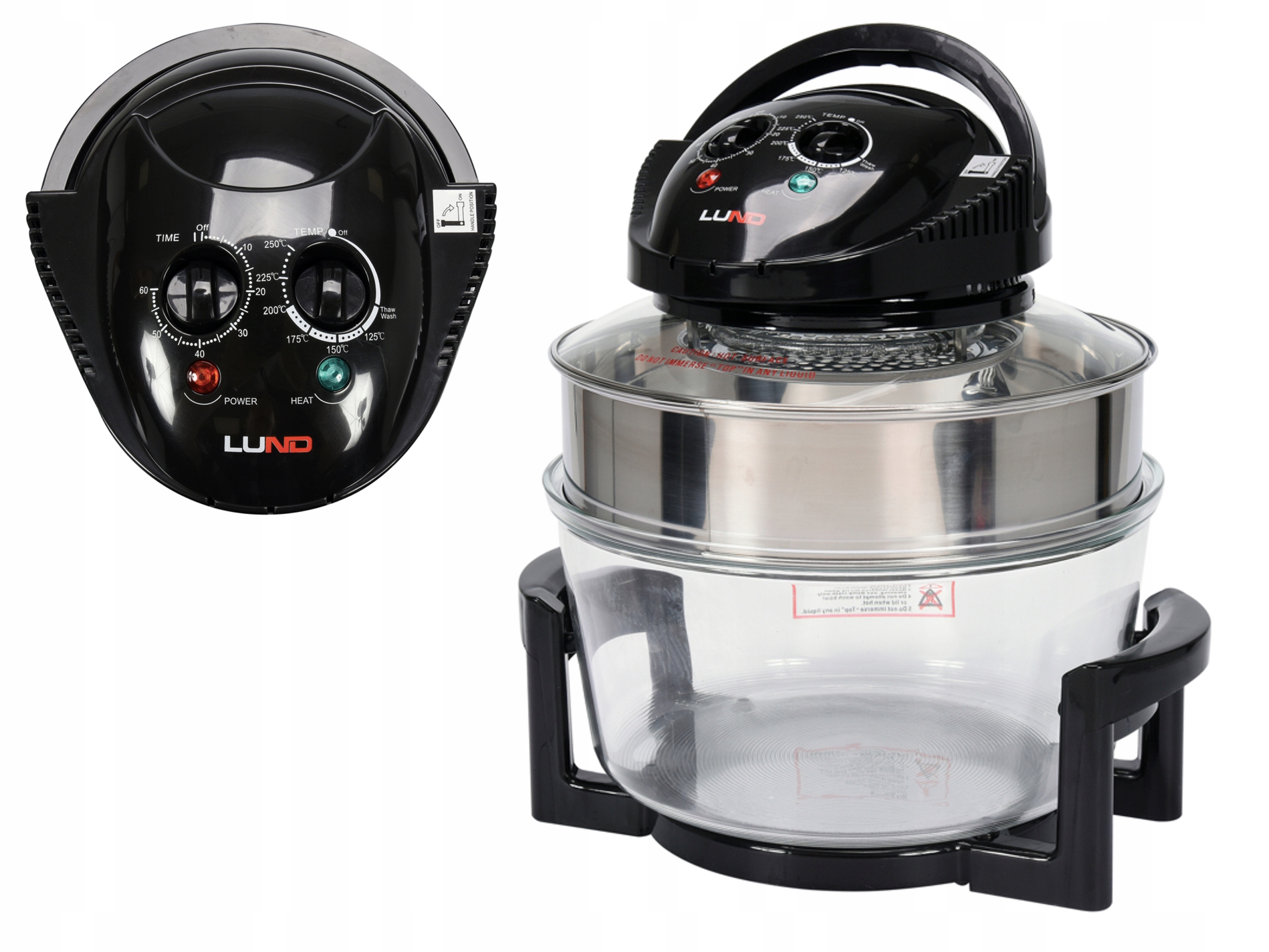 

Kombiwar Halogenowy 17L Czarny 1400W Wydajny Lund