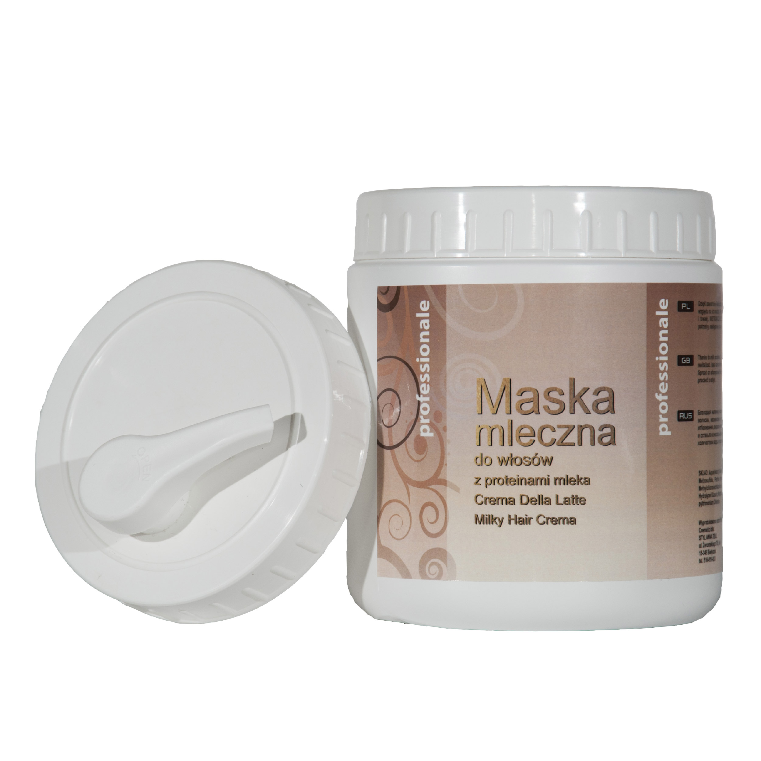 

Maska Mleczna Nawilżająca Pompka 1000ml