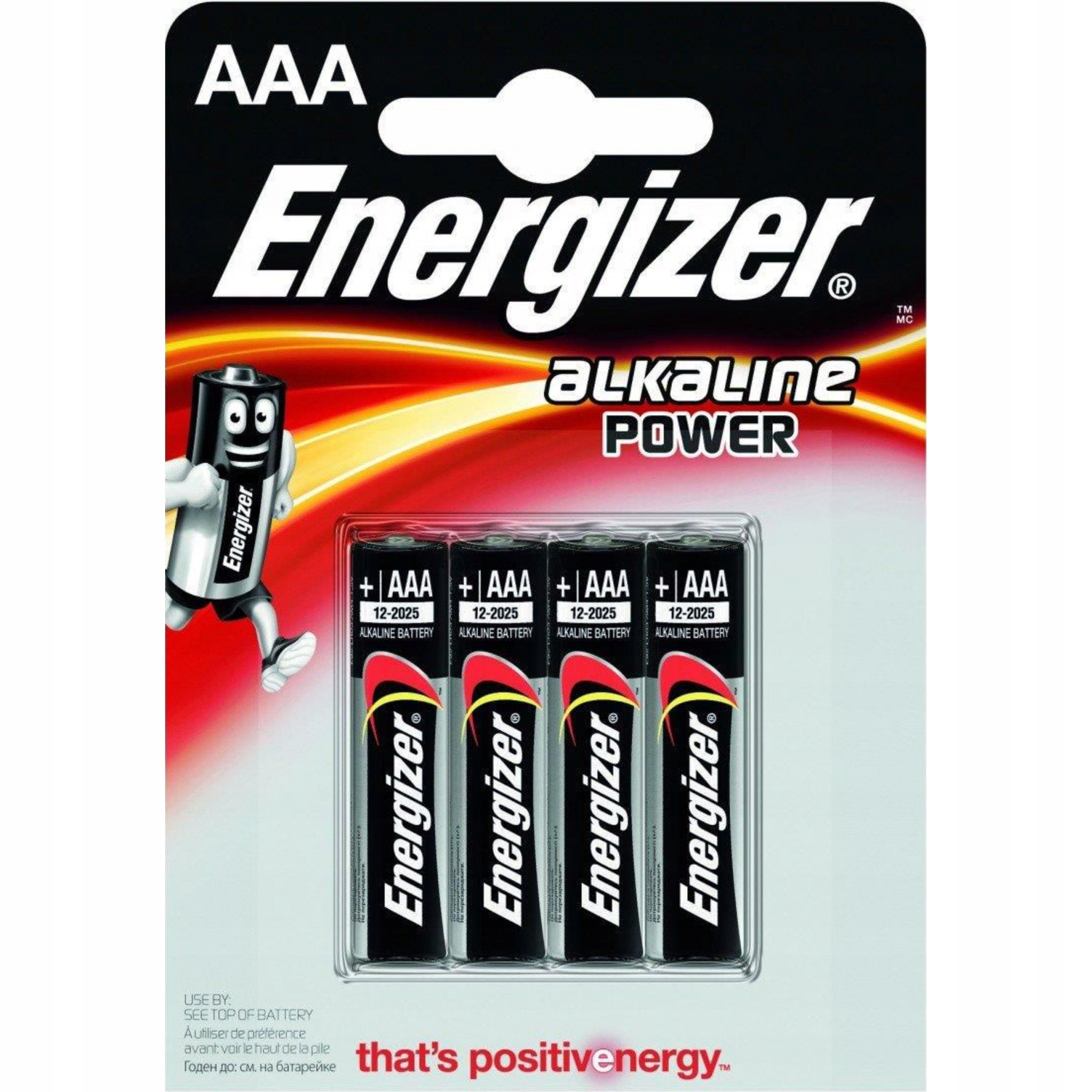 

Bateria alkaliczna Energizer LR03 Aaa 4 sztuki