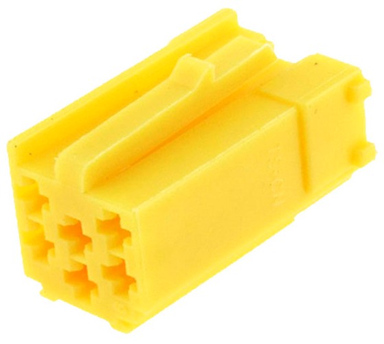 

Obudowa Kostka Mini Iso Złącze 6-PIN Żółta