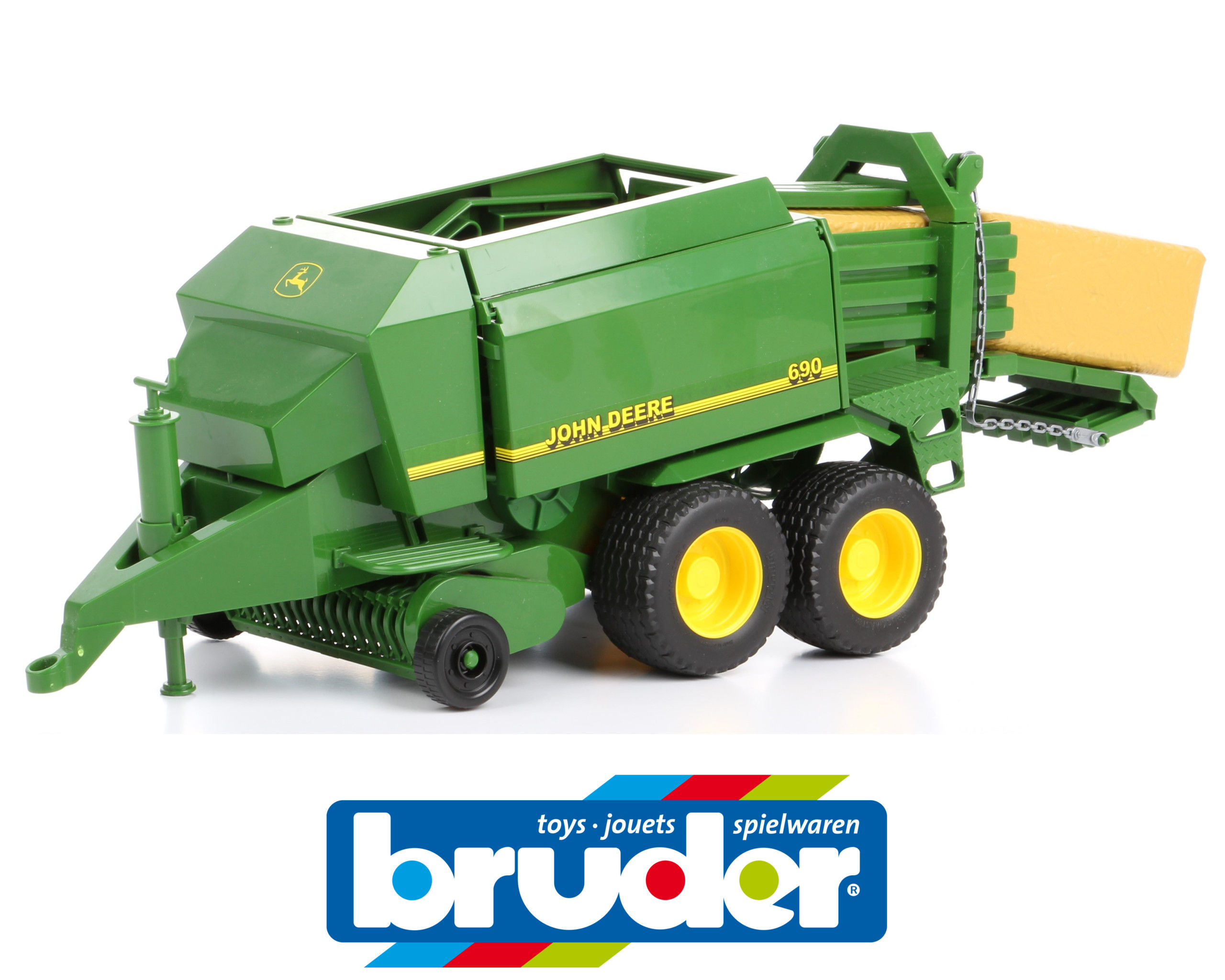 Bruder 02017 Prasa Kostkująca John Deere Zabawka 7276905996 Bruder 02017 Prasa Kostkująca John Deere Zabawka 7276905996