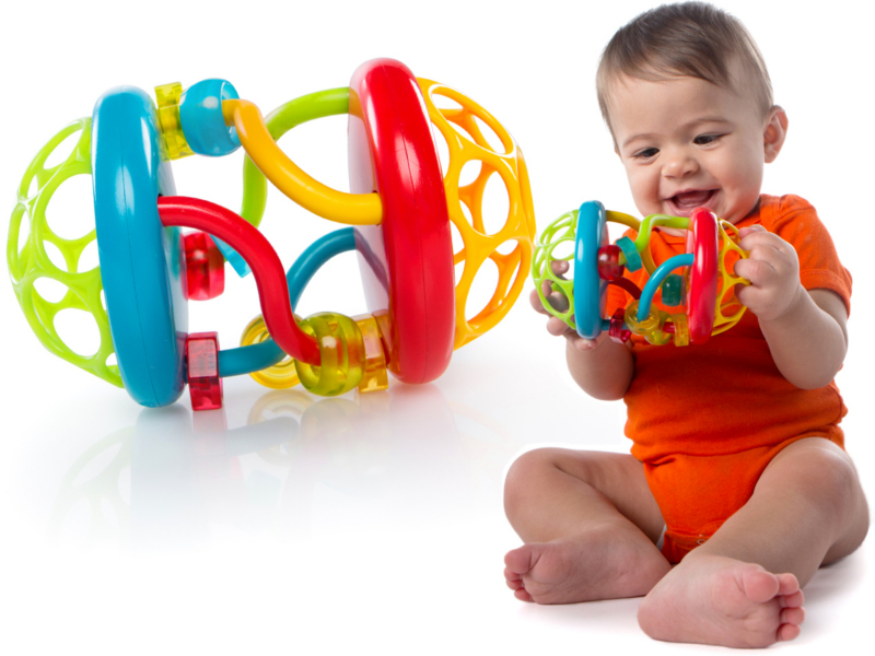 Oball Zakręcone Koraliki Grzechotka Gryzak 11133 7151680034 Oball Zakręcone Koraliki Grzechotka Gryzak 11133 7151680034