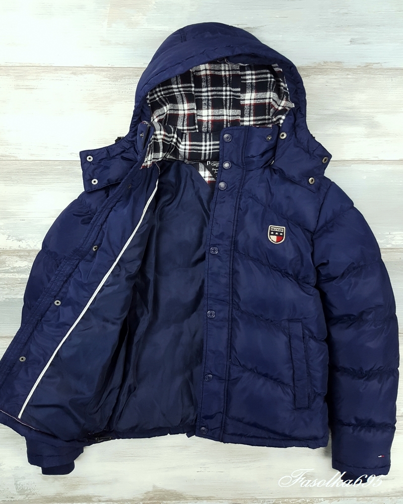 TOMMY HILFIGER MĘSKA KURTKA PUCHOWA ZIMOWA r S - 7192450326 - oficjalne