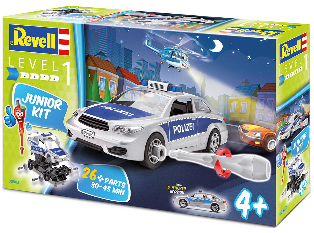 Cobi Revell Junior Auto Do Skręcania Policja 00882