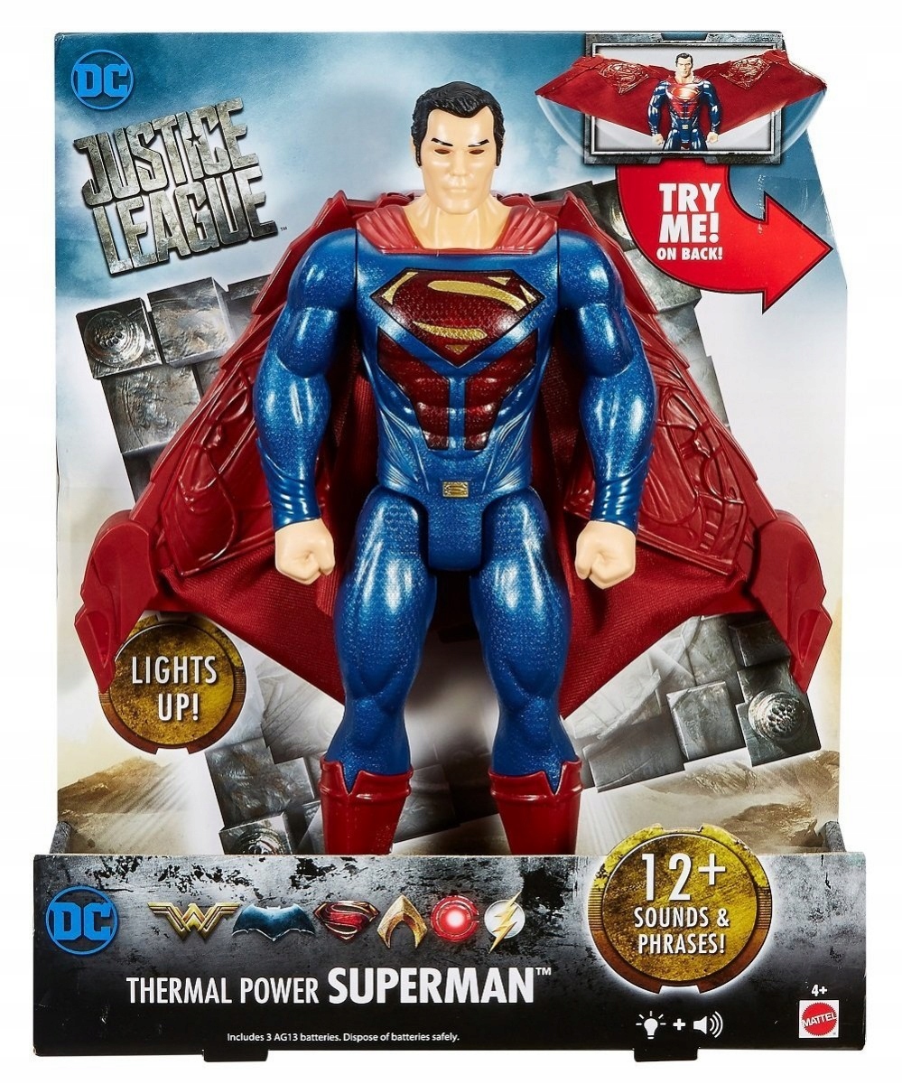 Superman Figurka 30 Cm światło Dźwięk 24h 7694392946 Oficjalne