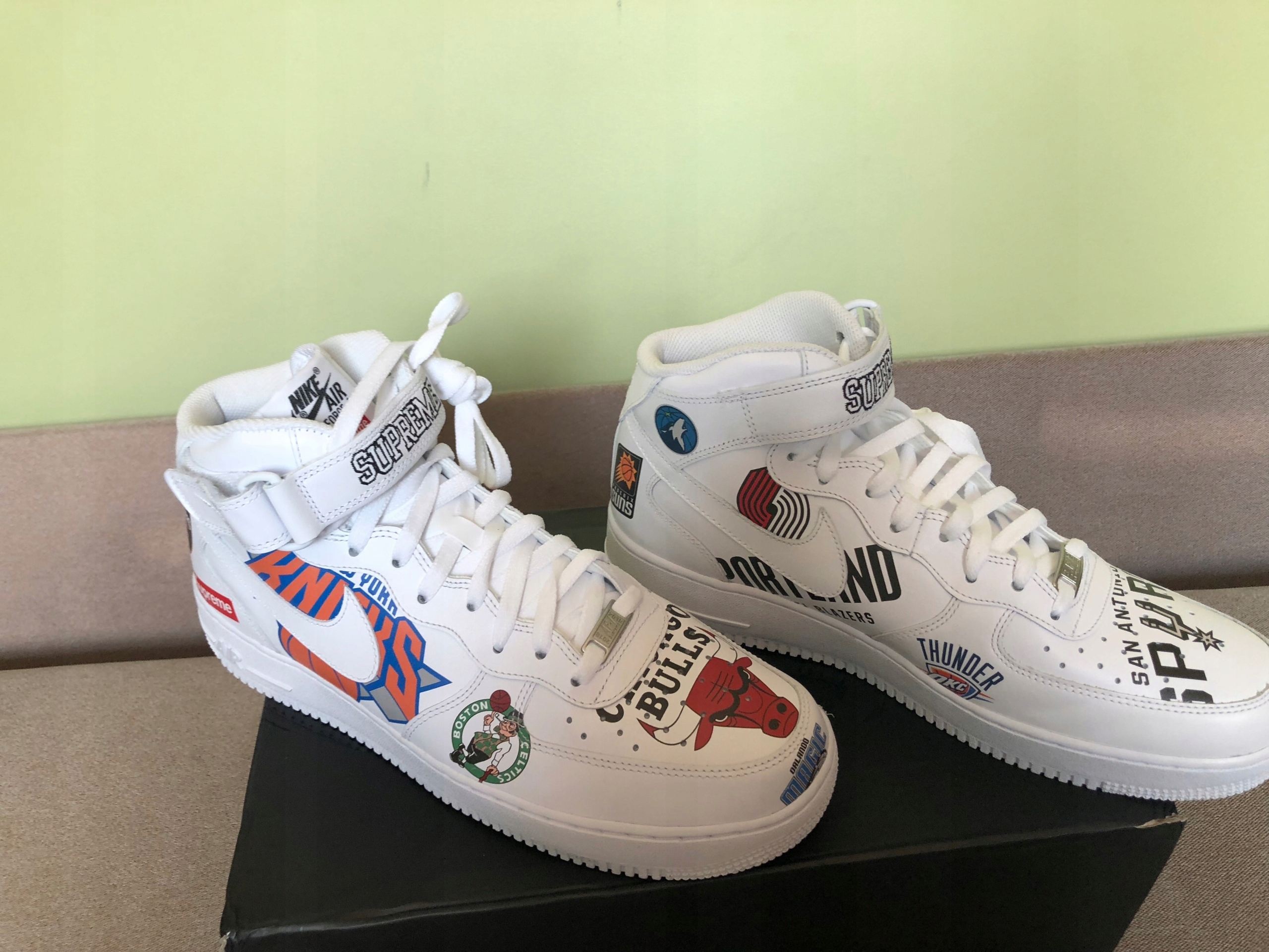 supreme air force 1 white