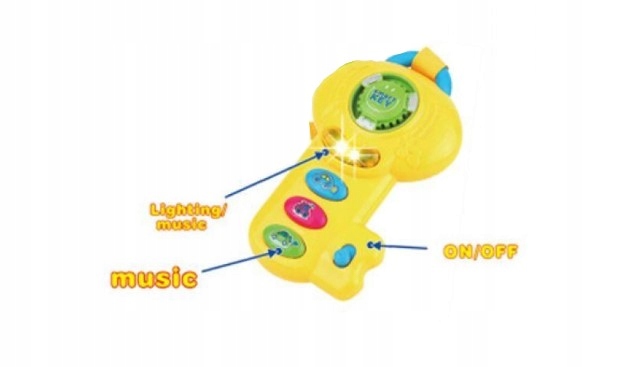 Zabawka Muzyczna Smart Key Interaktywny Klucz 7692107256 Zabawka Muzyczna Smart Key Interaktywny Klucz 7692107256