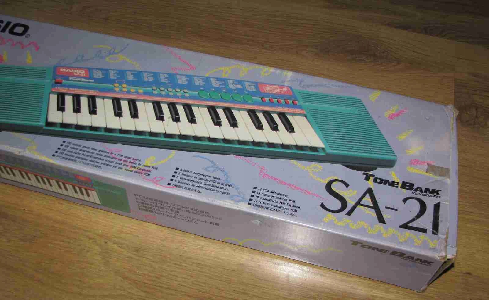 CASIO SA21 Keyboard syntezator do nauki gry BDB+ 7699417609