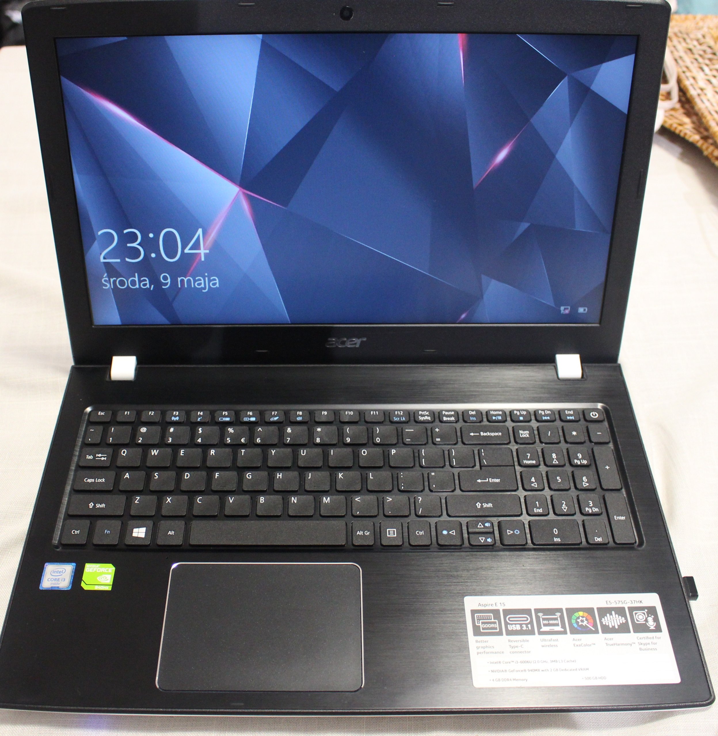 Laptop Acer Aspire E15 i3-6006U 8GB 940MX SSD W10 - 7380756683 ...