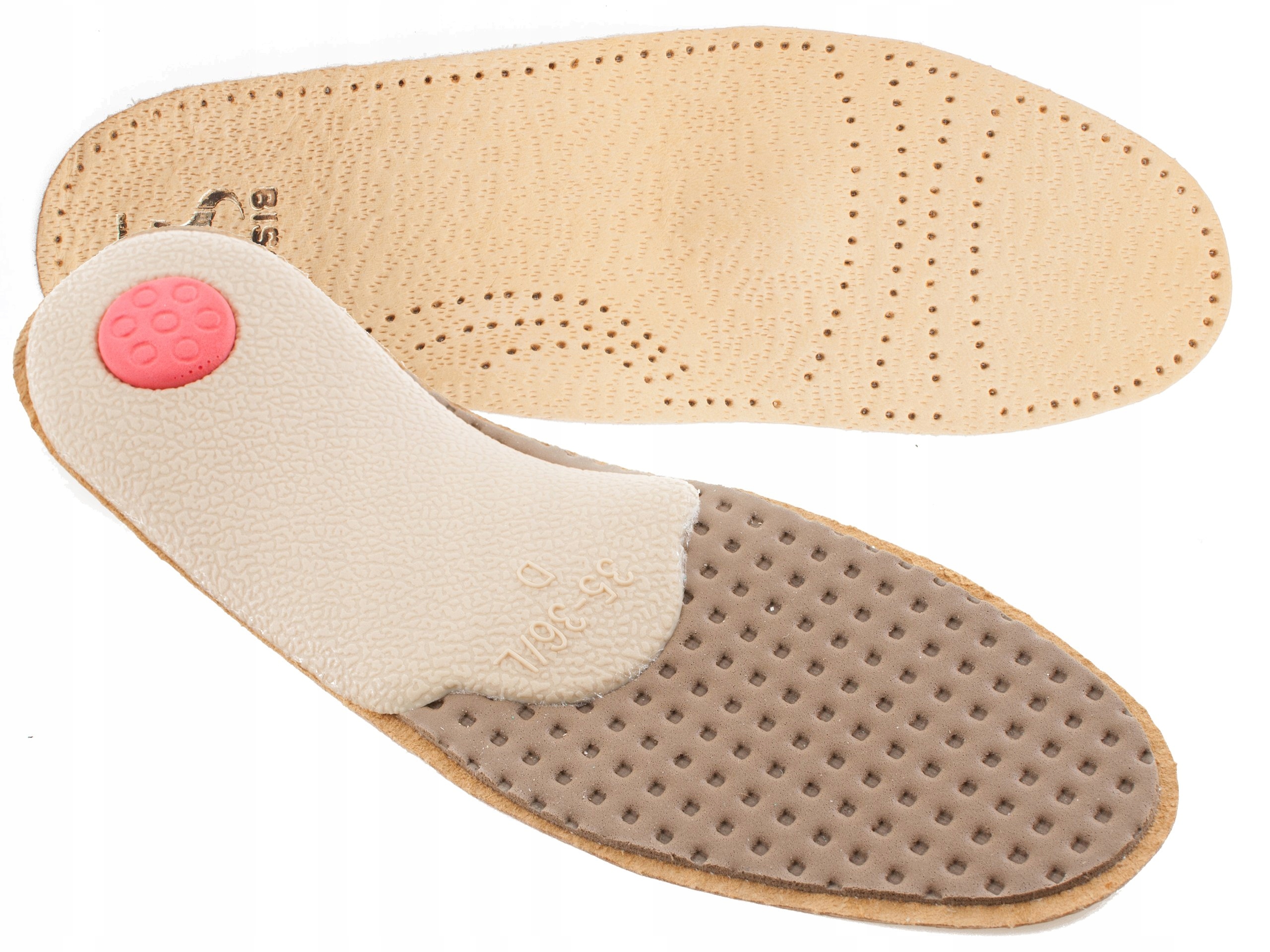 Wkładki do butów na PŁASKOSTOPIE WZDŁUŻNE r_ 37/38 - 6873422241