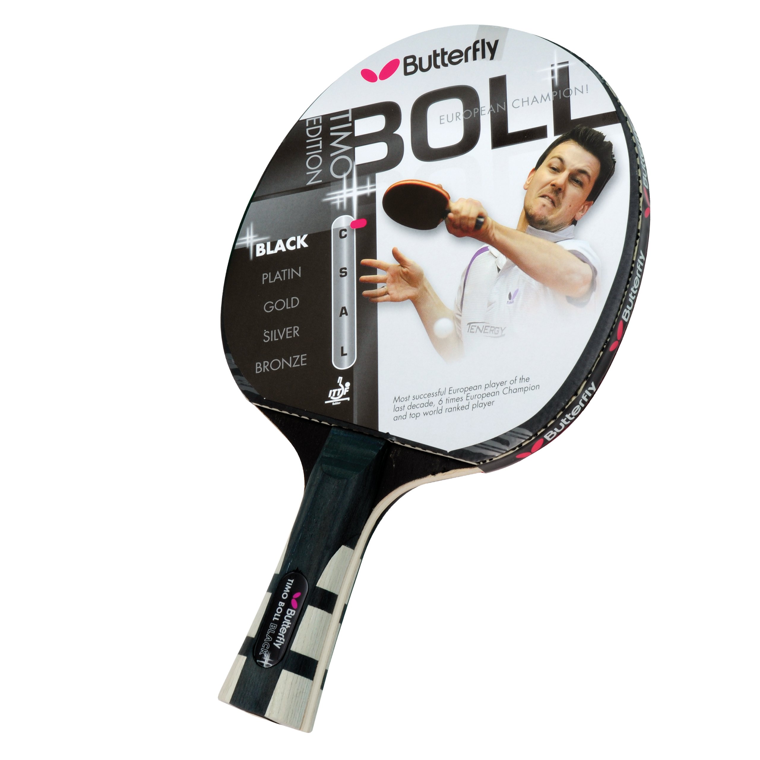 Rakietka BUTTERFLY Timo Boll BLACK paletka - 6968362176 - oficjalne ...