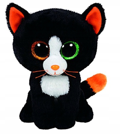 Ty Beanie Boos Kot Duże Oczy Maskotka Zabawka 7701643970