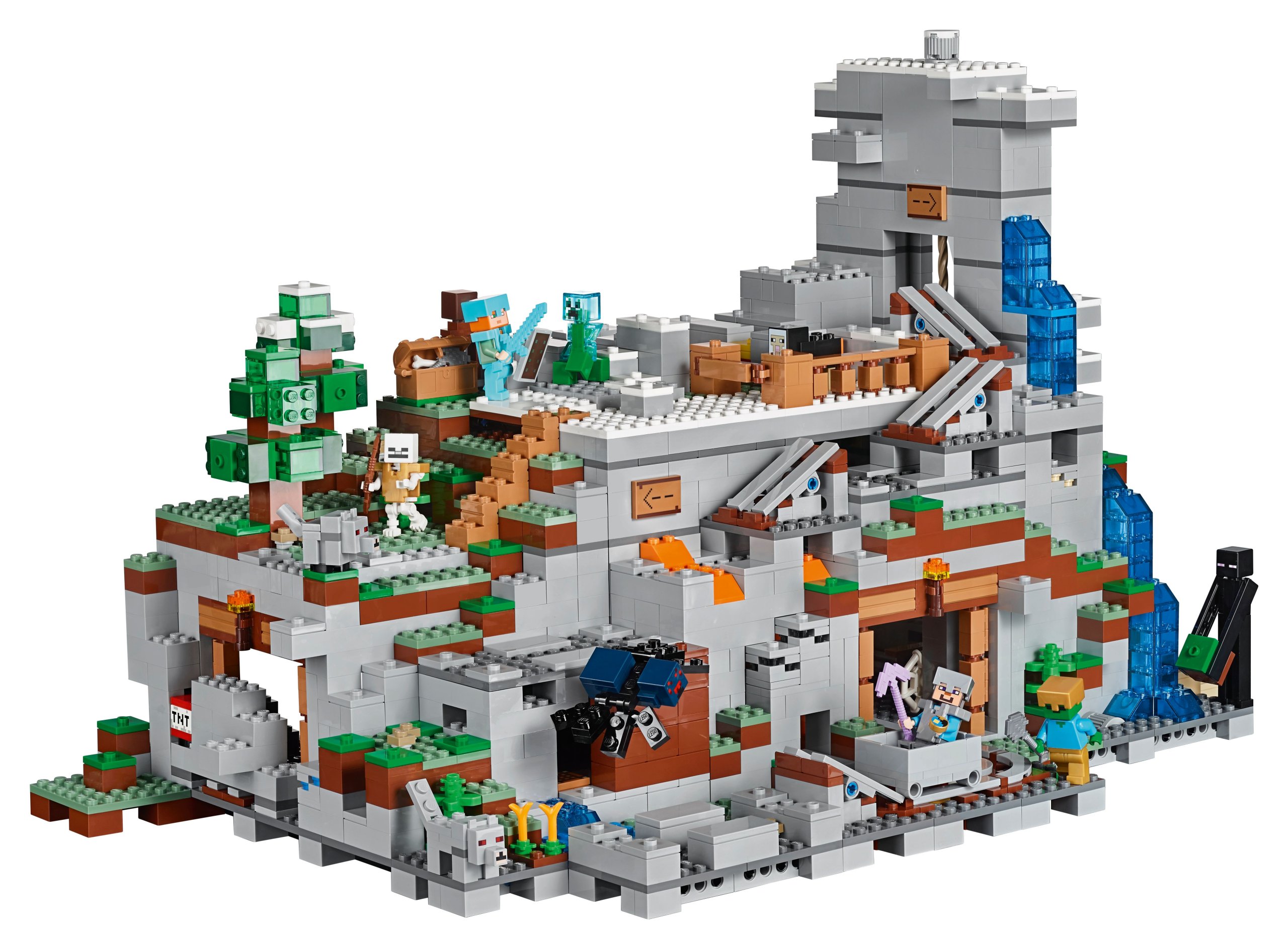 LEGO Minecraft 21137 Górska jaskinia 7225267463 oficjalne archiwum