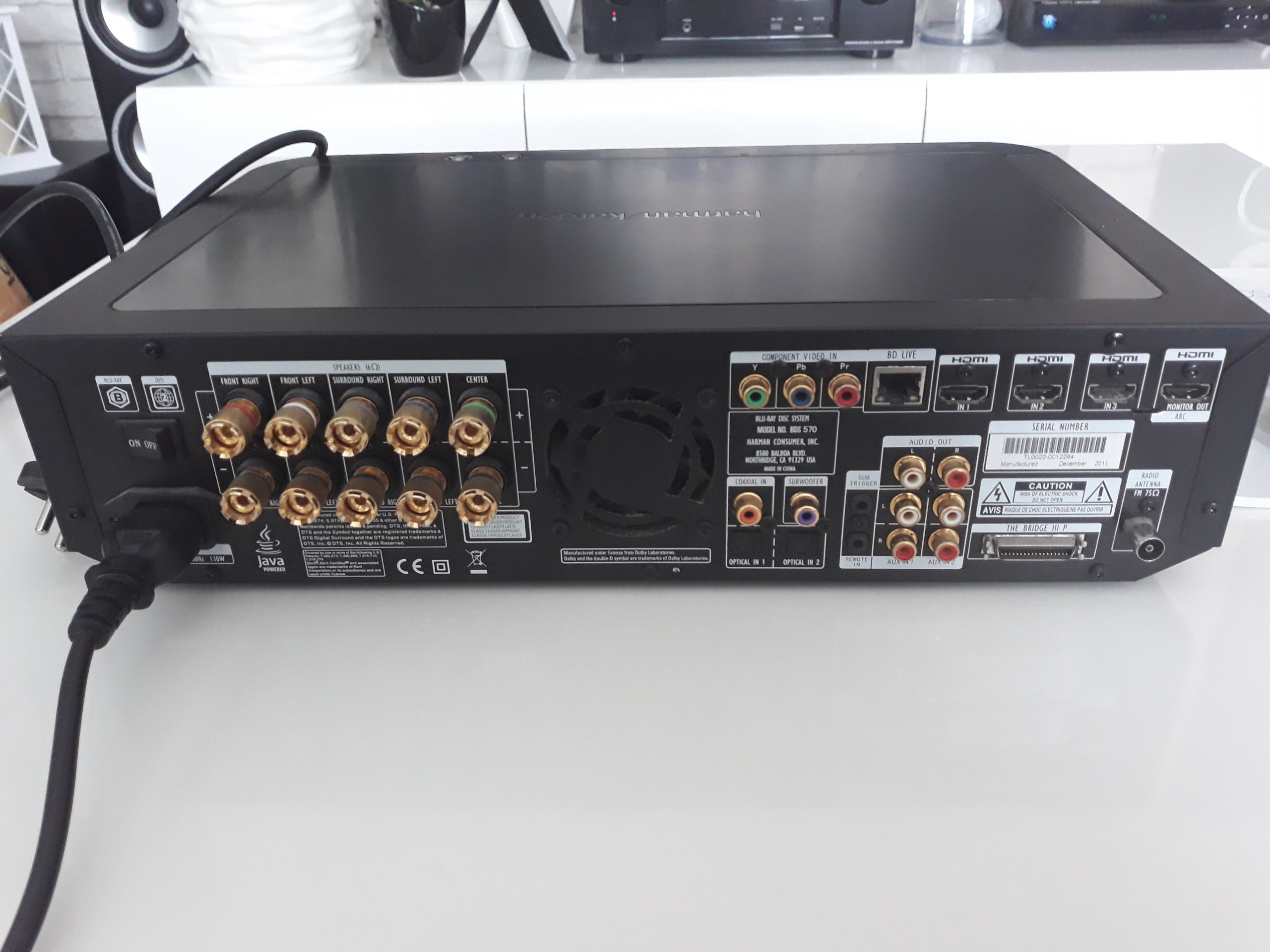 Amplituner HARMAN KARDON BDS 570 7346346093 oficjalne archiwum allegro