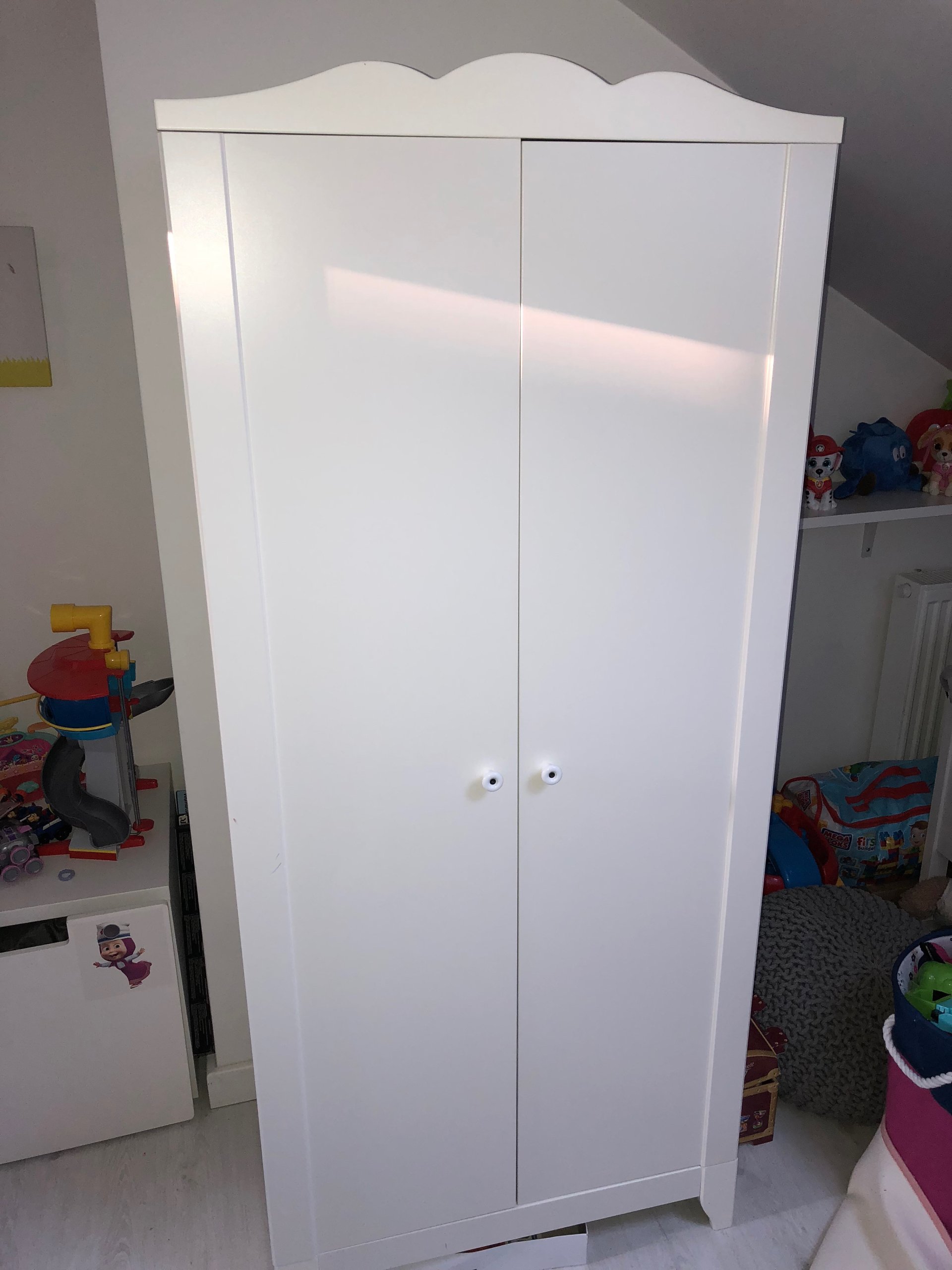 IKEA HENSVIK szafa dla dzieci 174x75 biała 7147840277 oficjalne