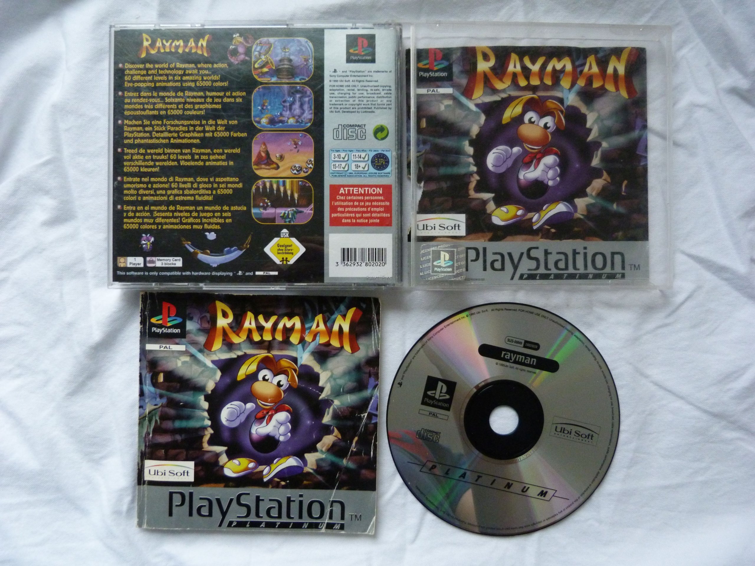 rayman playstation 1