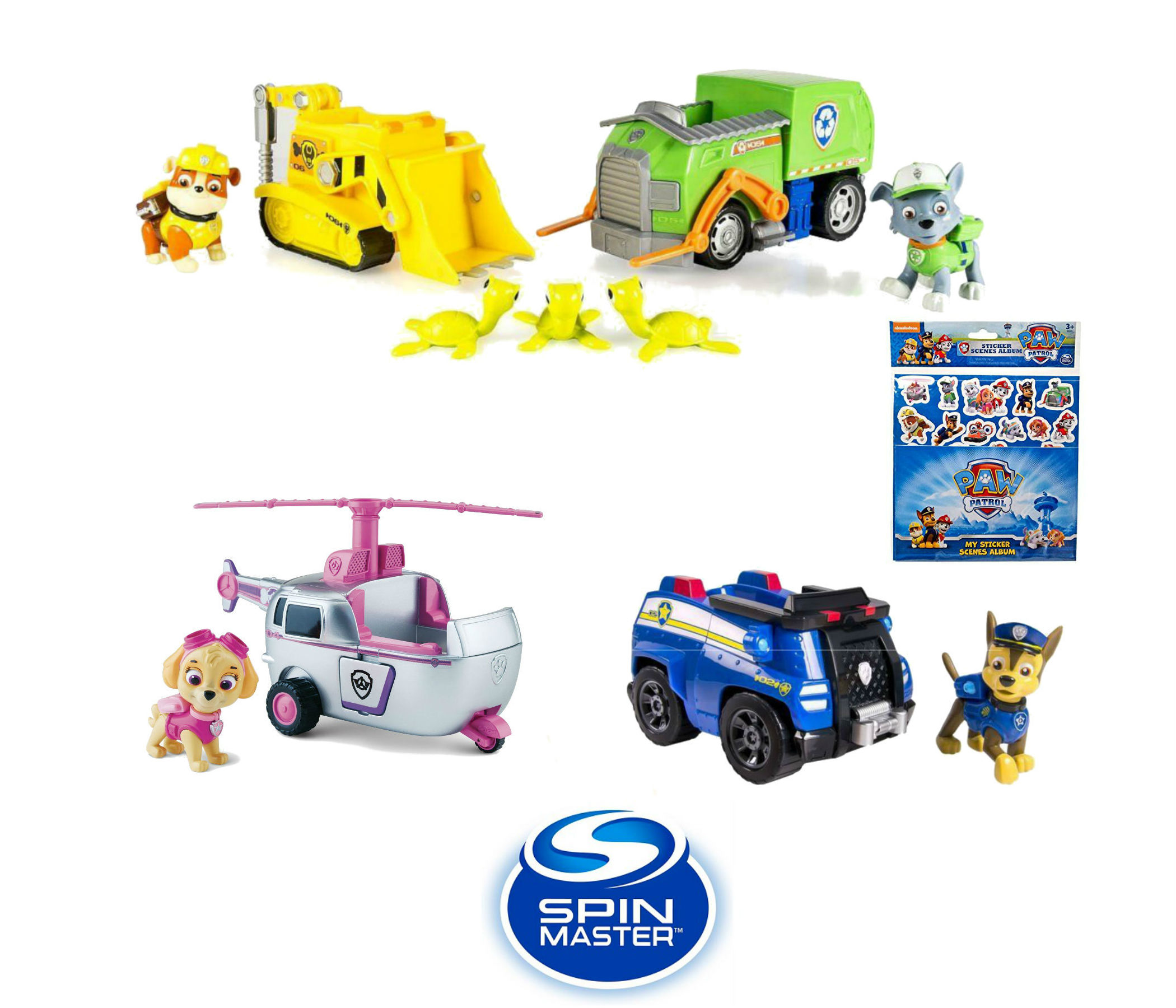 Psi Patrol Zestaw Chase Skye Rubble Rocky Album 6882340845 Psi Patrol Zestaw Chase Skye Rubble Rocky Album 6882340845