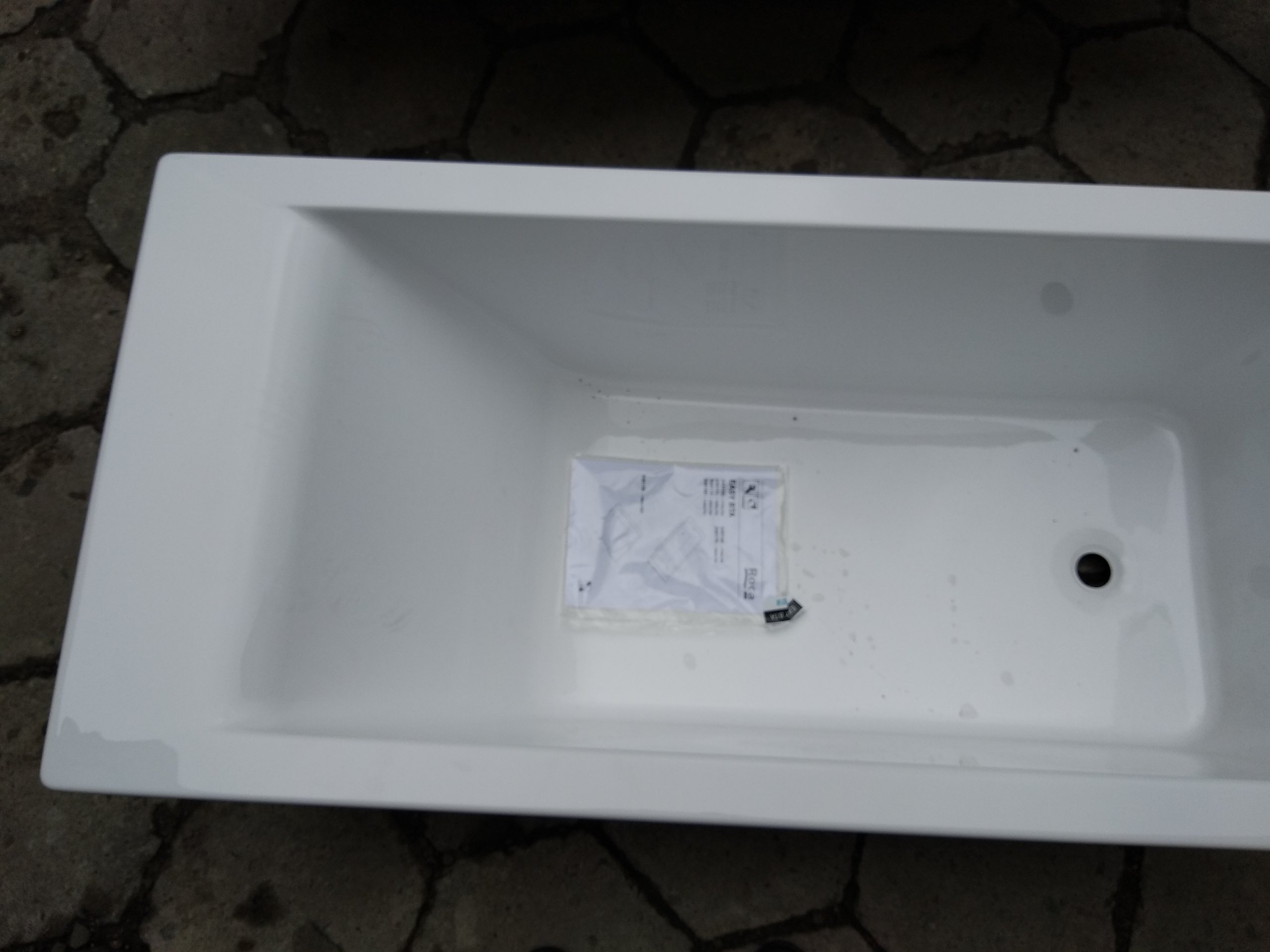 ROCA EASY wanna prostokątna 150x70 + nogi A248196 - 7354515117 ...