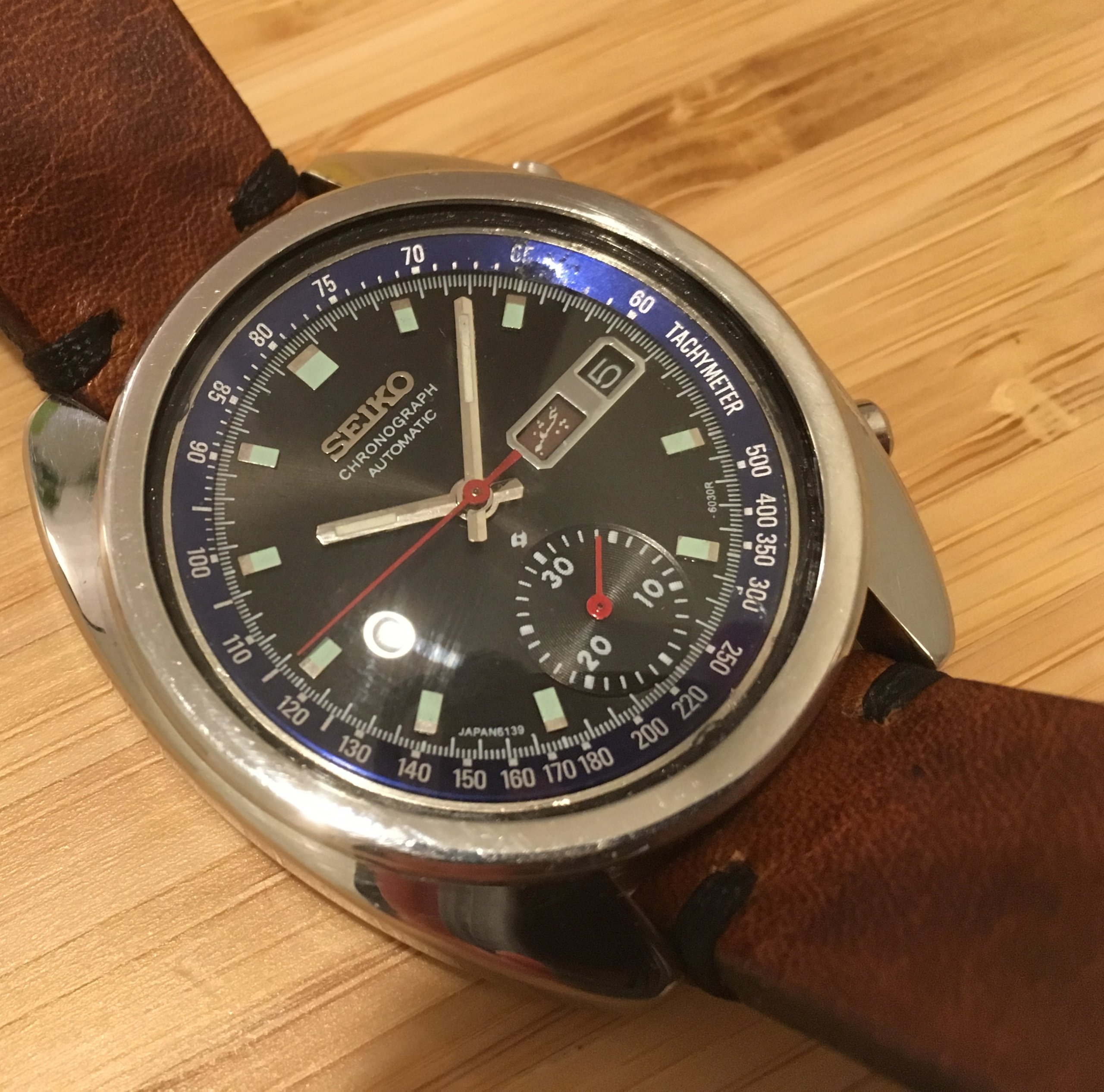 Seiko Automatic Chronograph Vintage cal. 6139-6002 - 7433190066 ...