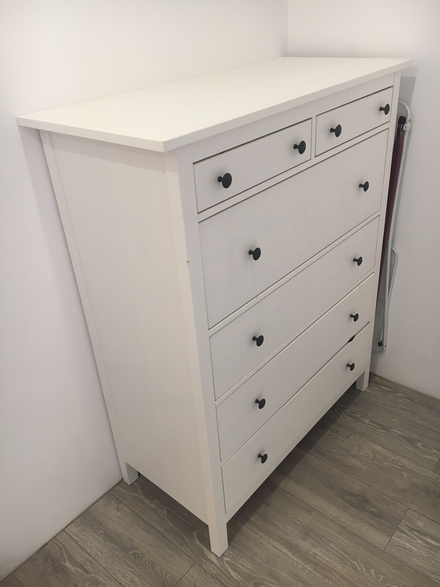 Komoda HEMNES IKEA, 6 szuflad, biała bejca 7432521328 oficjalne