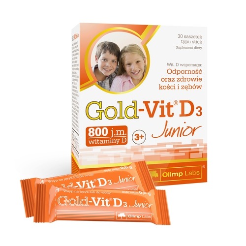 Olimp Gold Vit D3 Junior 30 Sasz Witamina D 800